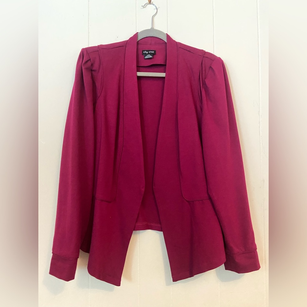 City Chic Piping Praise Jacket
